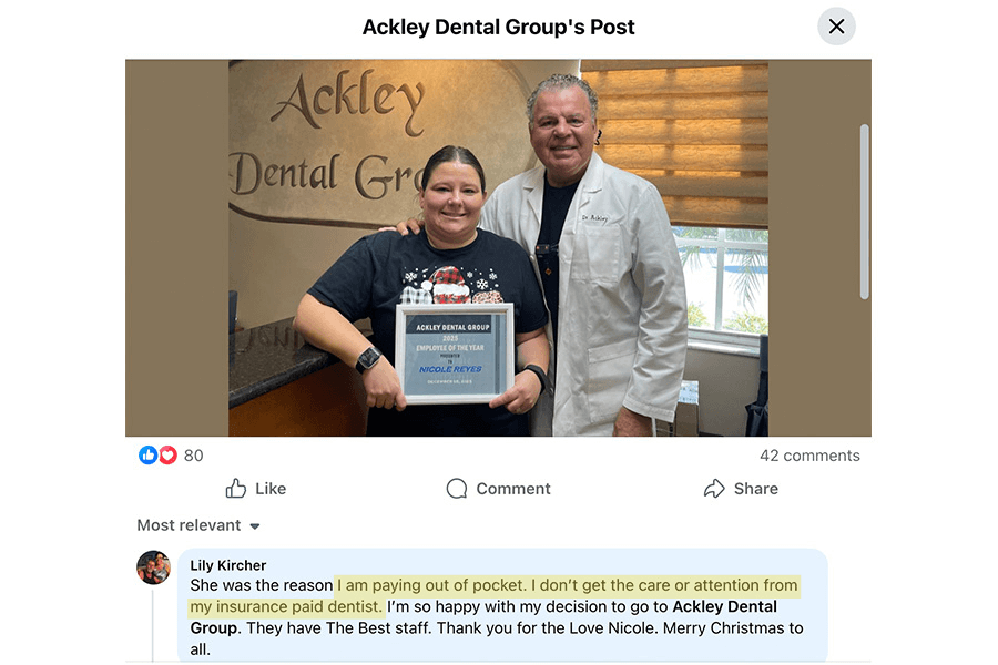 Ackley Dental Group Post