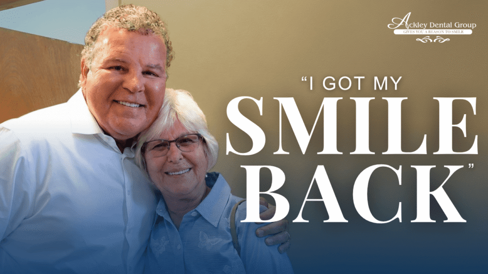 Doctor smiling with patient
